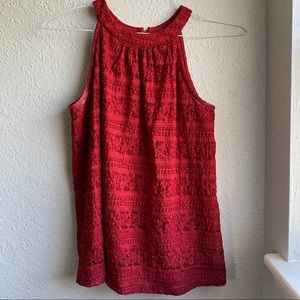 Monteau Los Angeles Razorback Tunic Tank Top S
